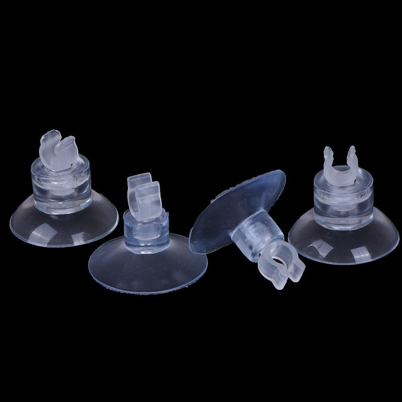 10pcs Aquarium Sucker Suction Cup For 4mm Air Line Pipe Tube Wire Holder Used Sucker For Glass Surface Fish Supples