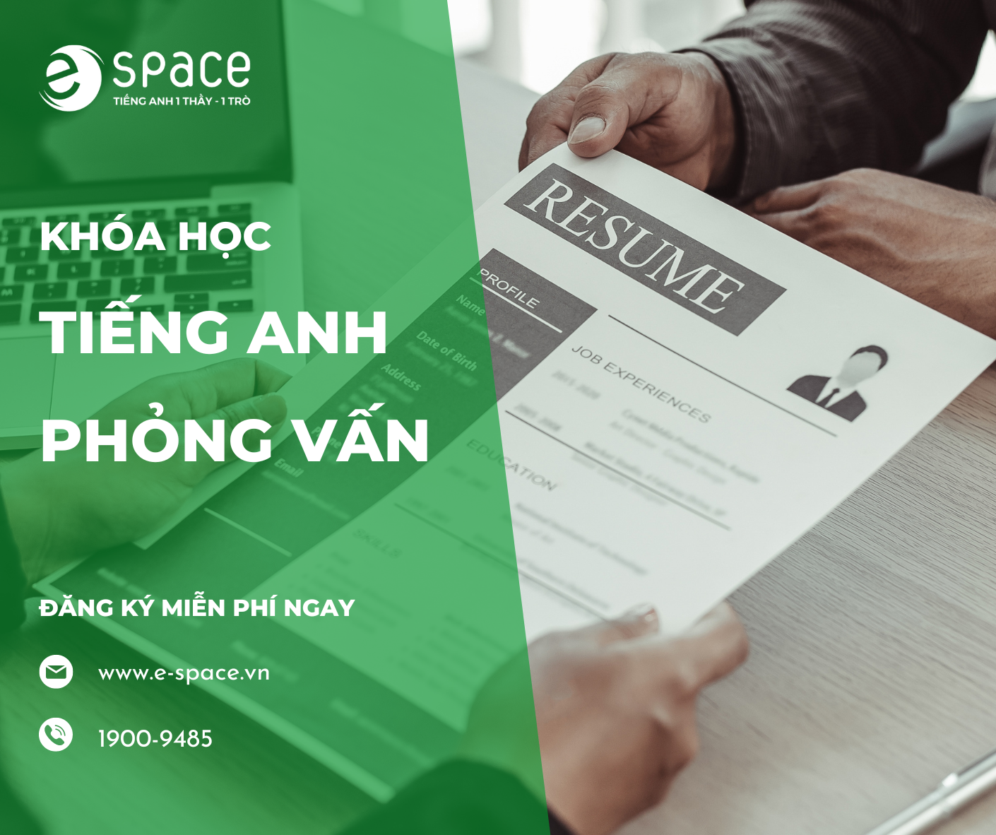 Tiếng Anh online 1 kèm 1 - Tiếng Anh phỏng vấn