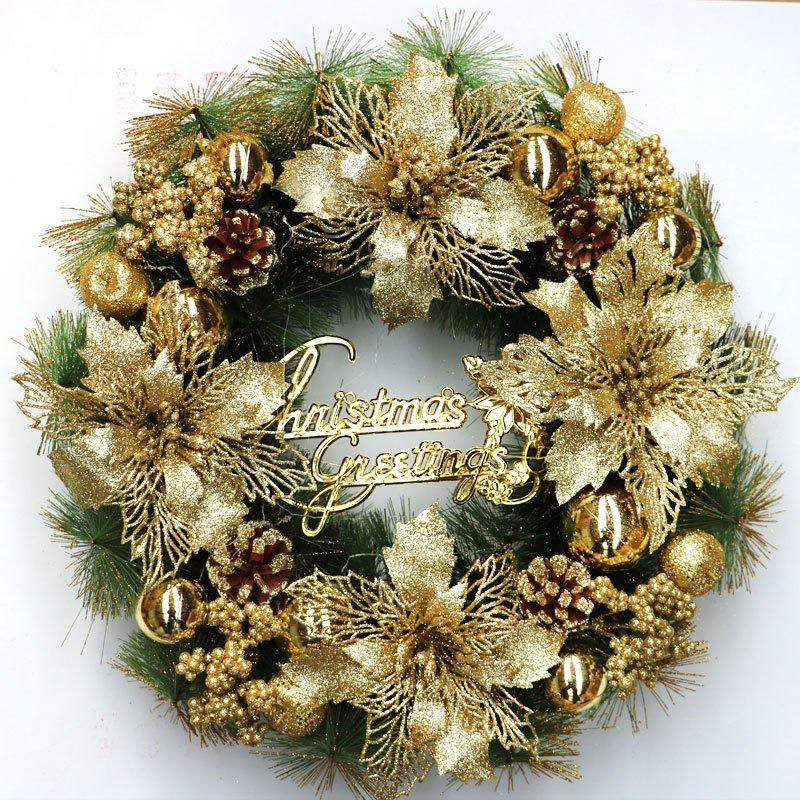 Vòng nguyệt quế Noel giáng sinh Handmade trang trí dịp lễ NOEL mang lại may mắn