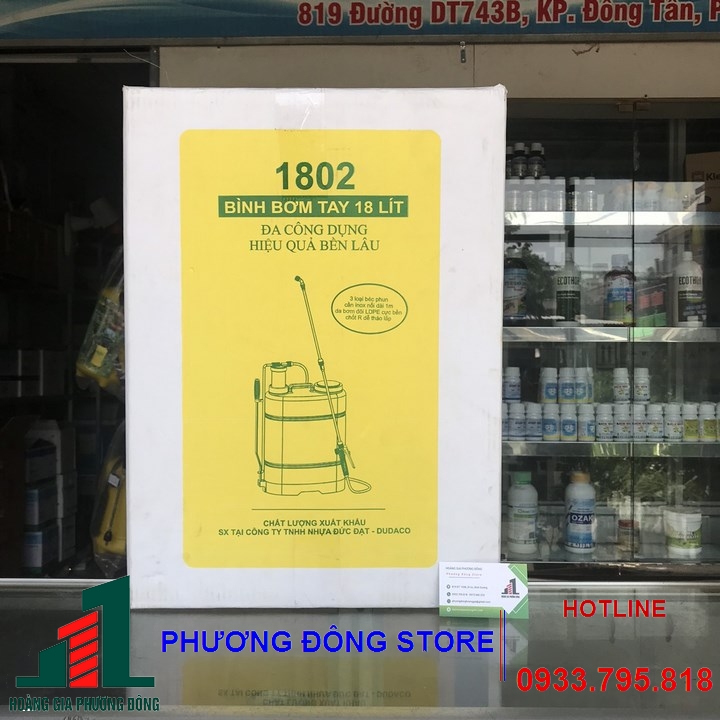 Bình bơm thuốc dudaco -18 lít