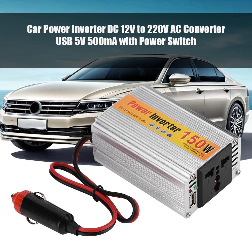 Chuyển nguồn 12v ra 220v 150W cho ô tô - Power Inverter 150w DC 12v to AC 220v