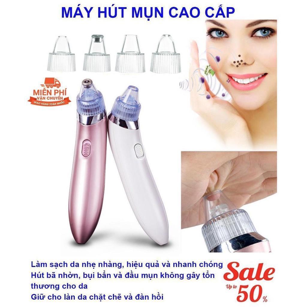 Máy Hút Mụn Mũi Beauty Skin care XN-8030 Tặng Kèm 4 Đầu Hút