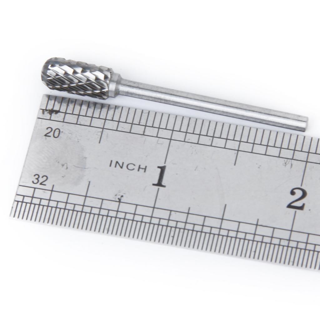 10pcs Tungsten Steel YG8 Carbide Rotary Burr for Deburring Polishing Metal
