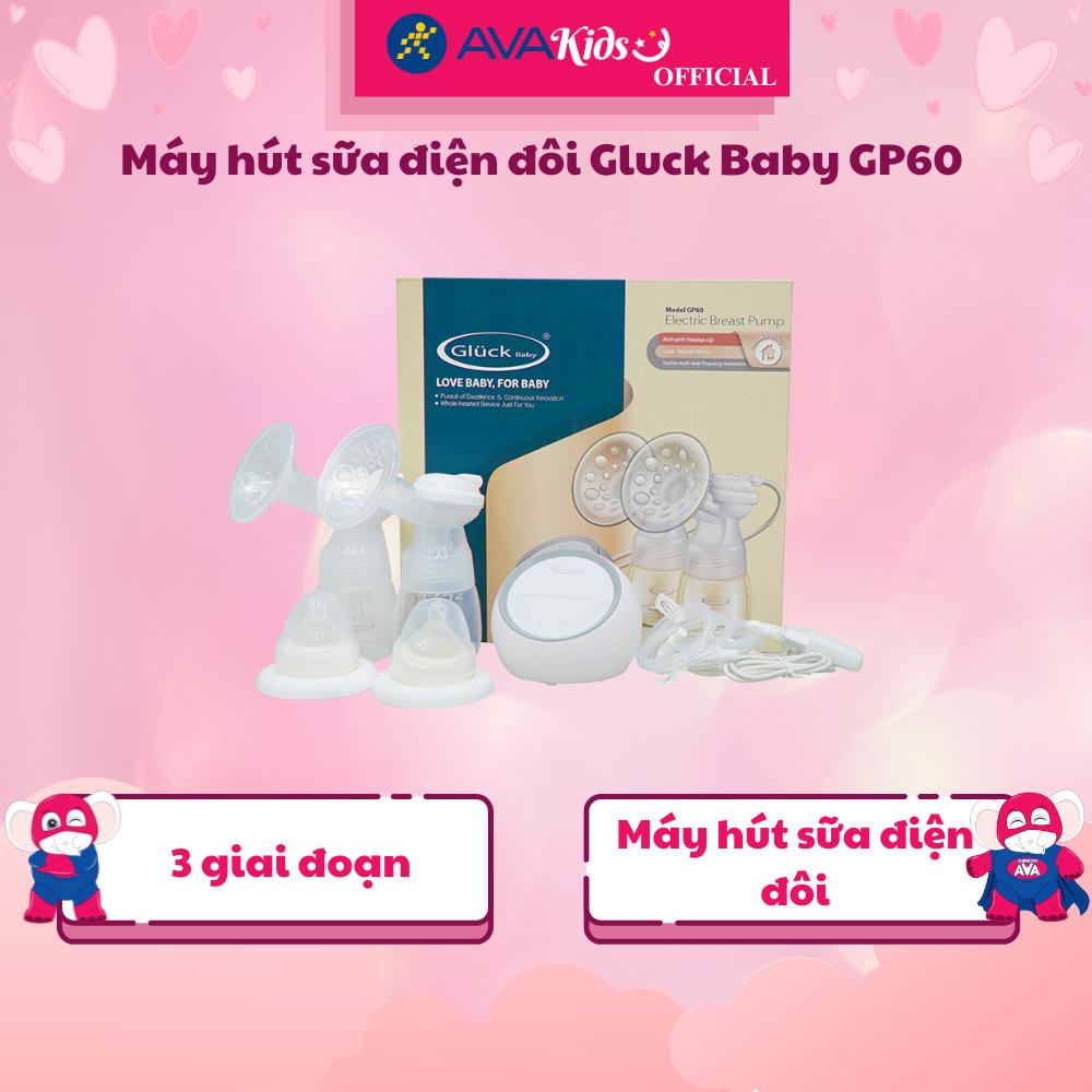 Máy hút sữa điện đôi Gluck Baby GP60 - Hàng Chính Hãng
