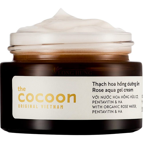 Thạch hoa hồng dưỡng ẩm Cocoon giúp cấp ẩm và nuôi dưỡng da (30ml/100ml) - Hàng chính hãng
