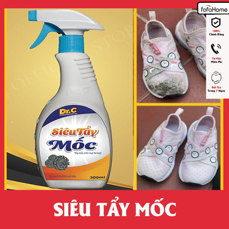 Chai Xịt Siêu Tẩy Mốc Tẩy Mốc Trên Mọi Bề Mặt Áo Quần Sàn Nhà Tường Nhà Không Bào Mòn Bề Mặt Xịt Là Sạch