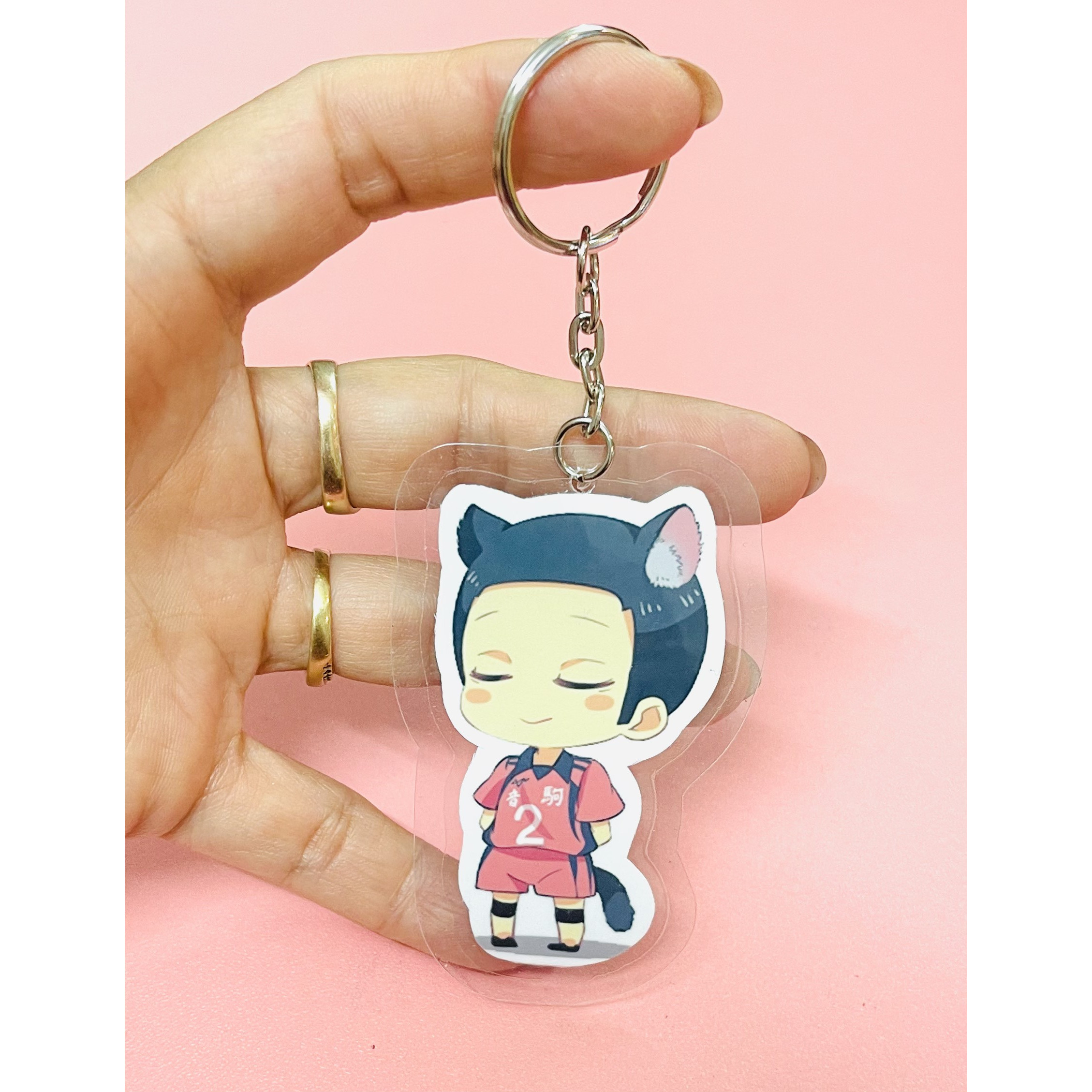 Set 8 Móc khóa cắt tỉa Haikyuu