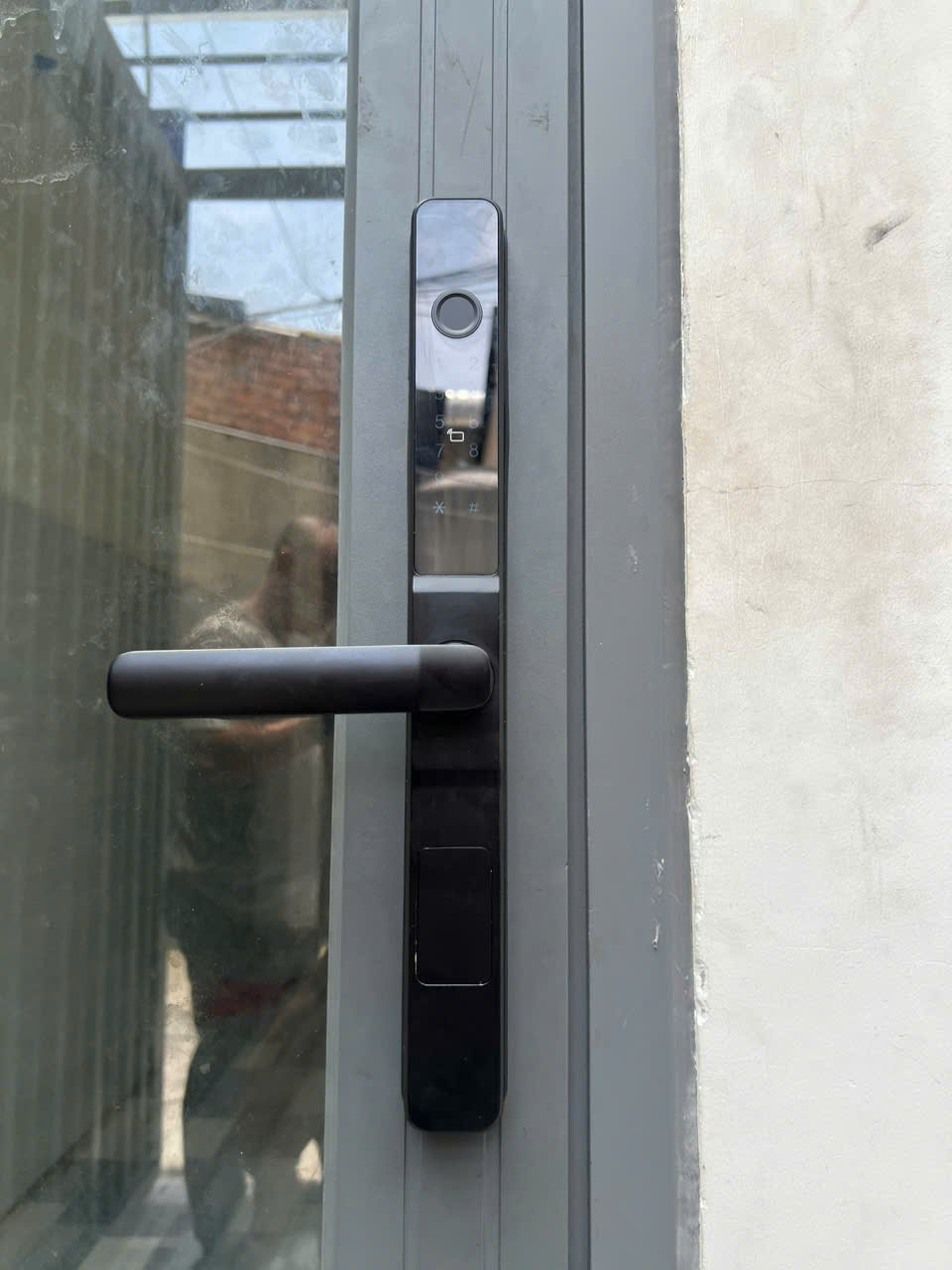 Khóa Vân Tay lắp cho cửa Xingfa F09  APP TTlock Bluetooth - Hàng nhập khẩu