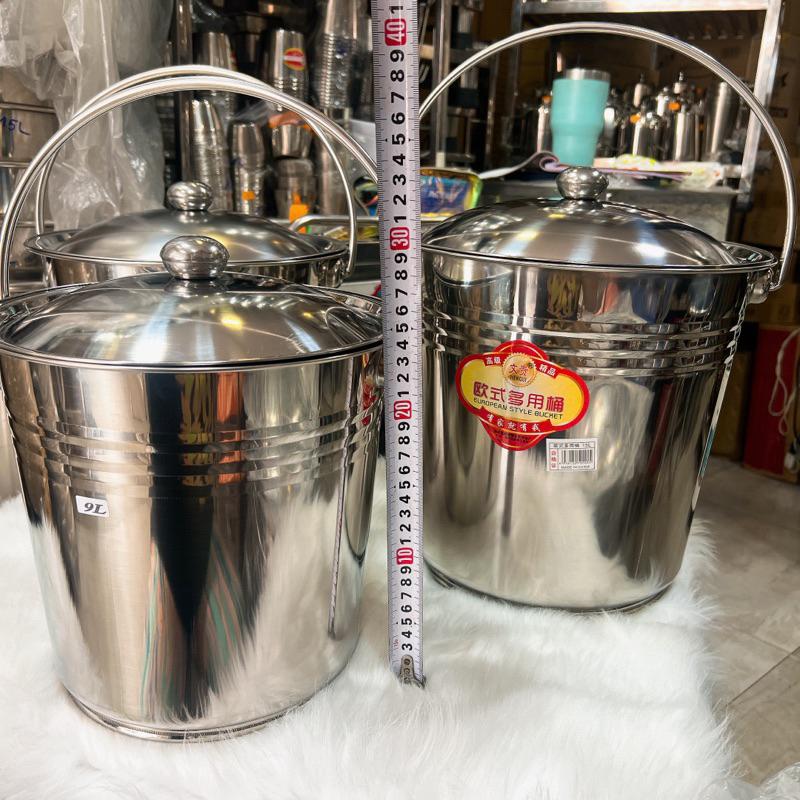 Xô Inox có nắp đậy đủ size