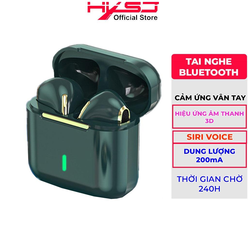 Tai nghe bluetooth HXSJ AIR-S4 âm thanh cực chất, cảm ứng vân tay, siri hội thoại, nghe đơn nghe đôi - Hàng Chính Hãng