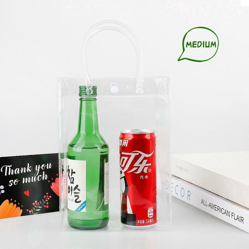 Túi xách tay chất liệu nhựa trong suốt sành điệu dành cho nữ