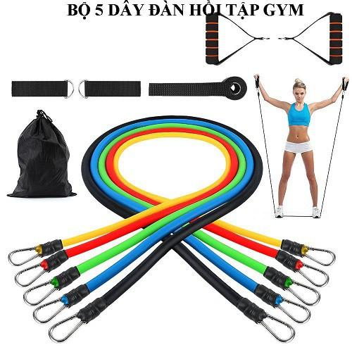 Bộ 5 Dây Ngũ Sắc Tập Full Body 11 ́ Tập Gym