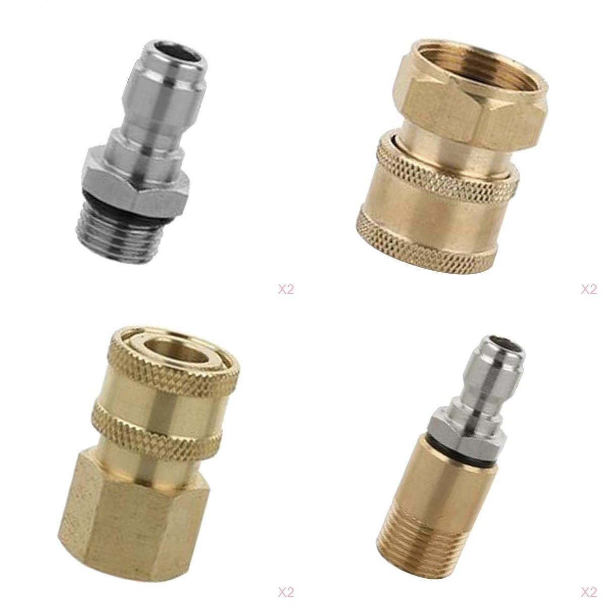 Pressure Washer Hose Connector Quick Coupler Male & Female