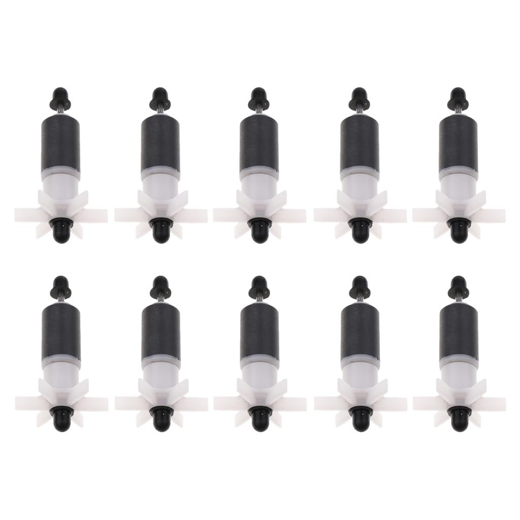 10 Pack Aquarium Canister Filter Spare Rotor Filter Replacement Impeller for Pond Pump 70mm