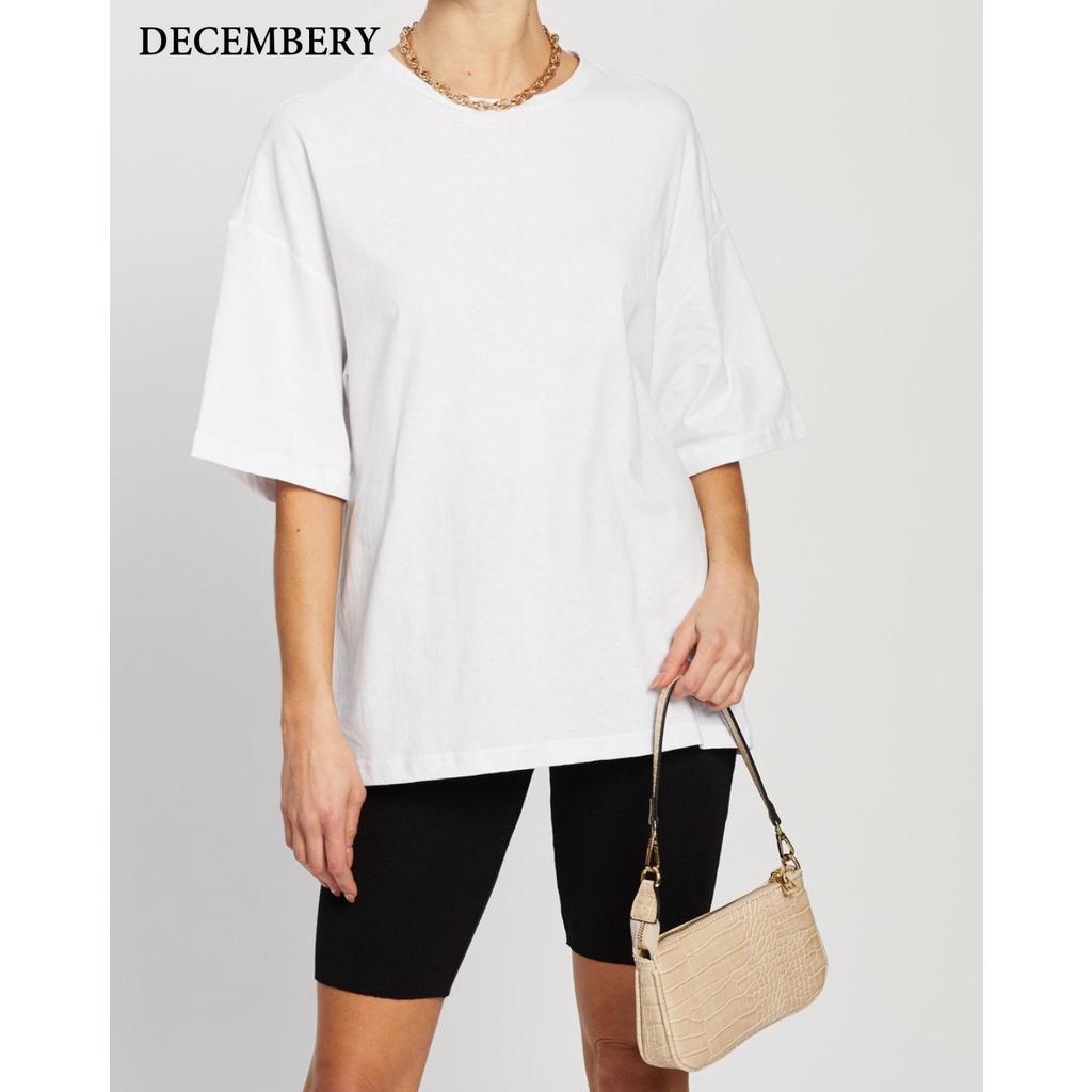 Áo Thun DECEMBERY Form rộng 100% cotton