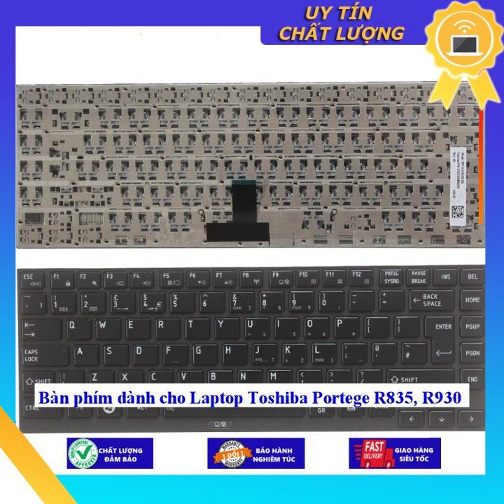 Bàn phím dùng cho Laptop Toshiba Portege R835 R930 - Hàng Nhập Khẩu New Seal