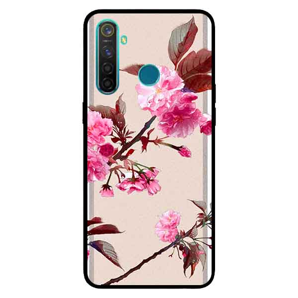 Ốp Lưng in cho Realme 5 Pro / Realme Q Mẫu Cành Hoa Đào - Hàng Chính Hãng