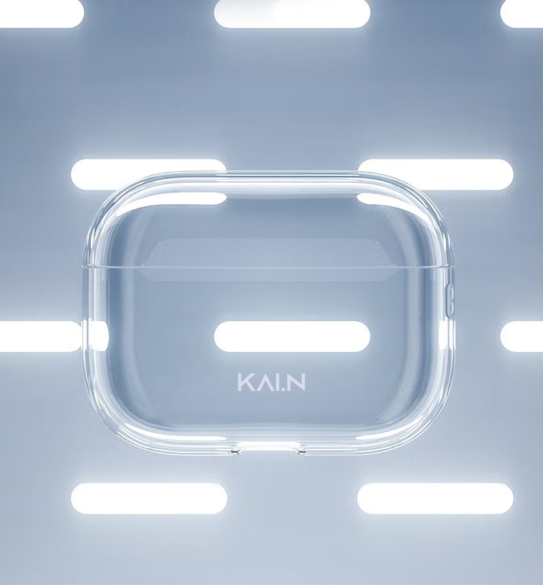 Case Ốp Cho Airpods PRO 2 Kai.N Ultra Clear Trong Suốt Kèm Móc Treo_ Hàng chính hãng
