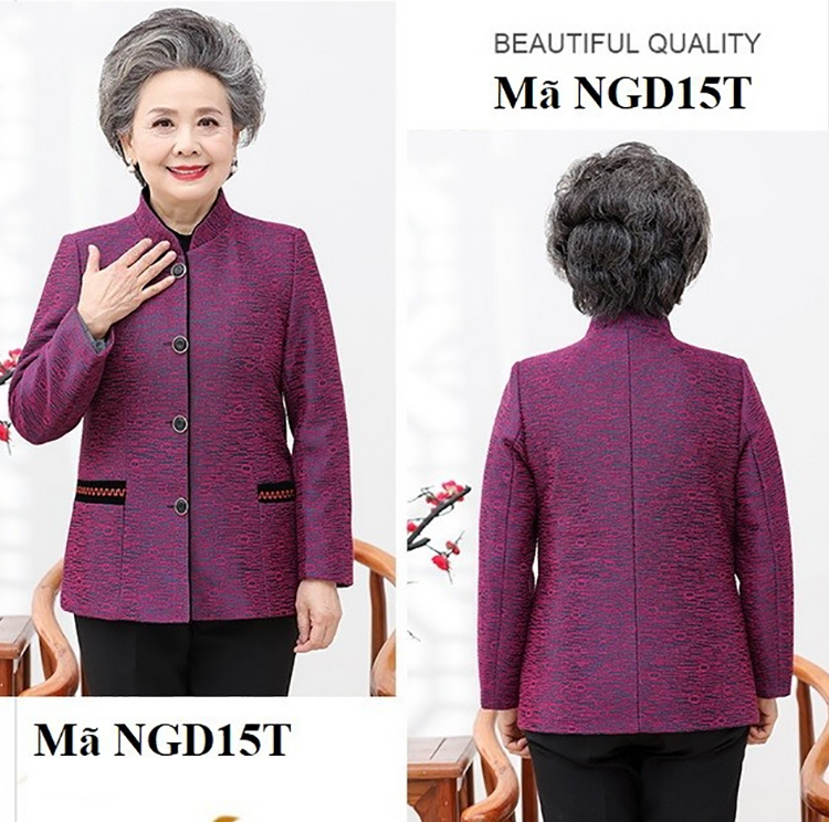 Áo Khoác Dạ Người Già - NGD15T (Size