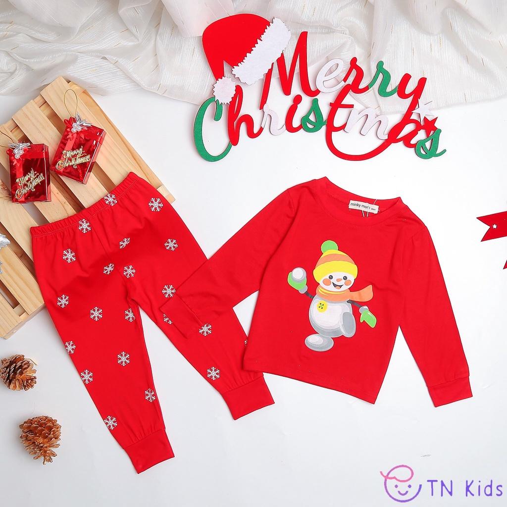 Bộ NOEL Dài Tay Cho Bé Trai Bé Gái Bộ Giáng Sinh Cho Bé Chất Cotton Cao Cấp Siêu C