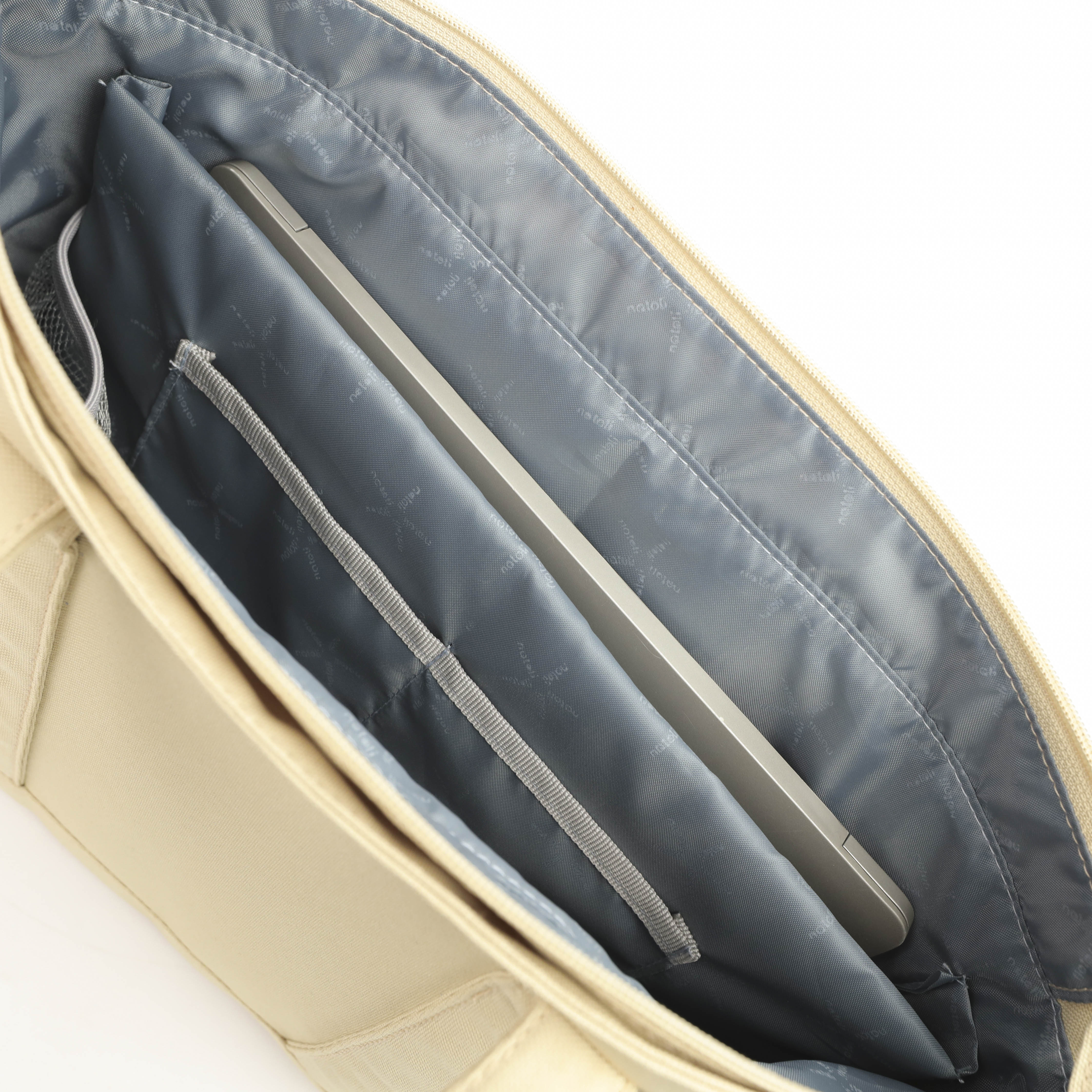 Túi tote nữ nhiều ngăn NATOLI, 2 mặt đeo vai đựng laptop cao cấp - BST Elegant Edge Bag T19