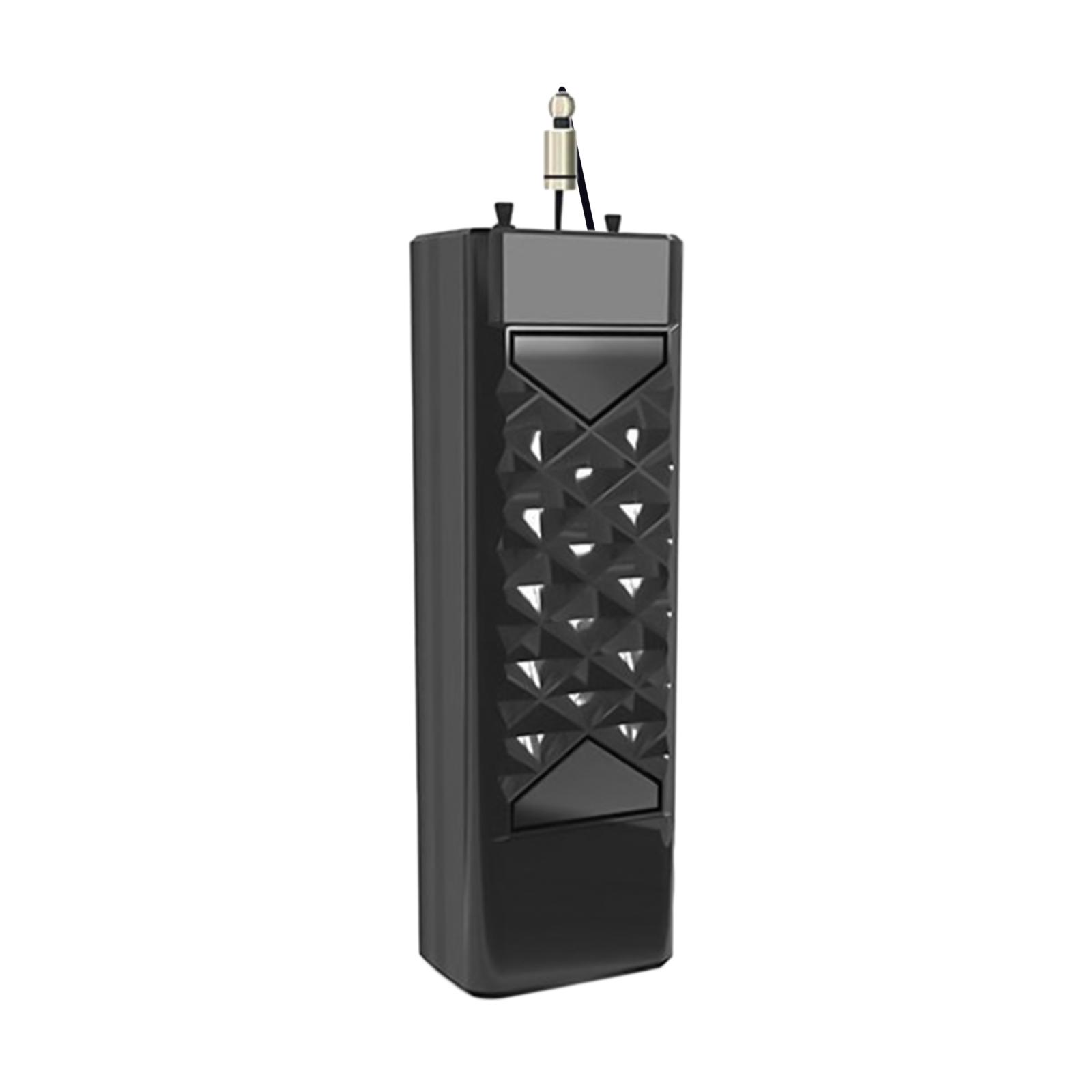 Air Purifier Ion Generator Necklace Wearable USB Smoke Remove Car Black