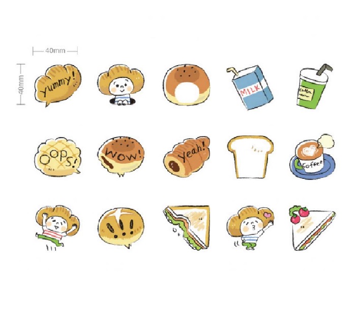 HỘP STICKER BABY BREAD