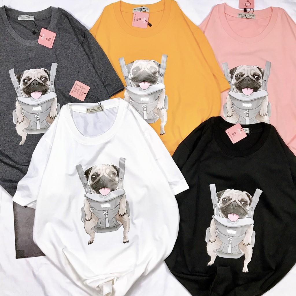 - Áo thun tay ngắn Be Yourself unisex size M L - CHÓ BALO