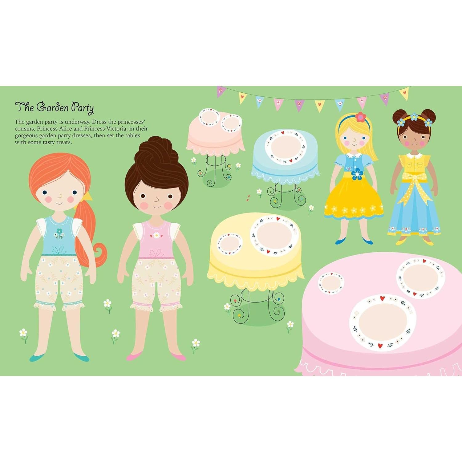 Sách Sticker Dress-Up Book - Princesses