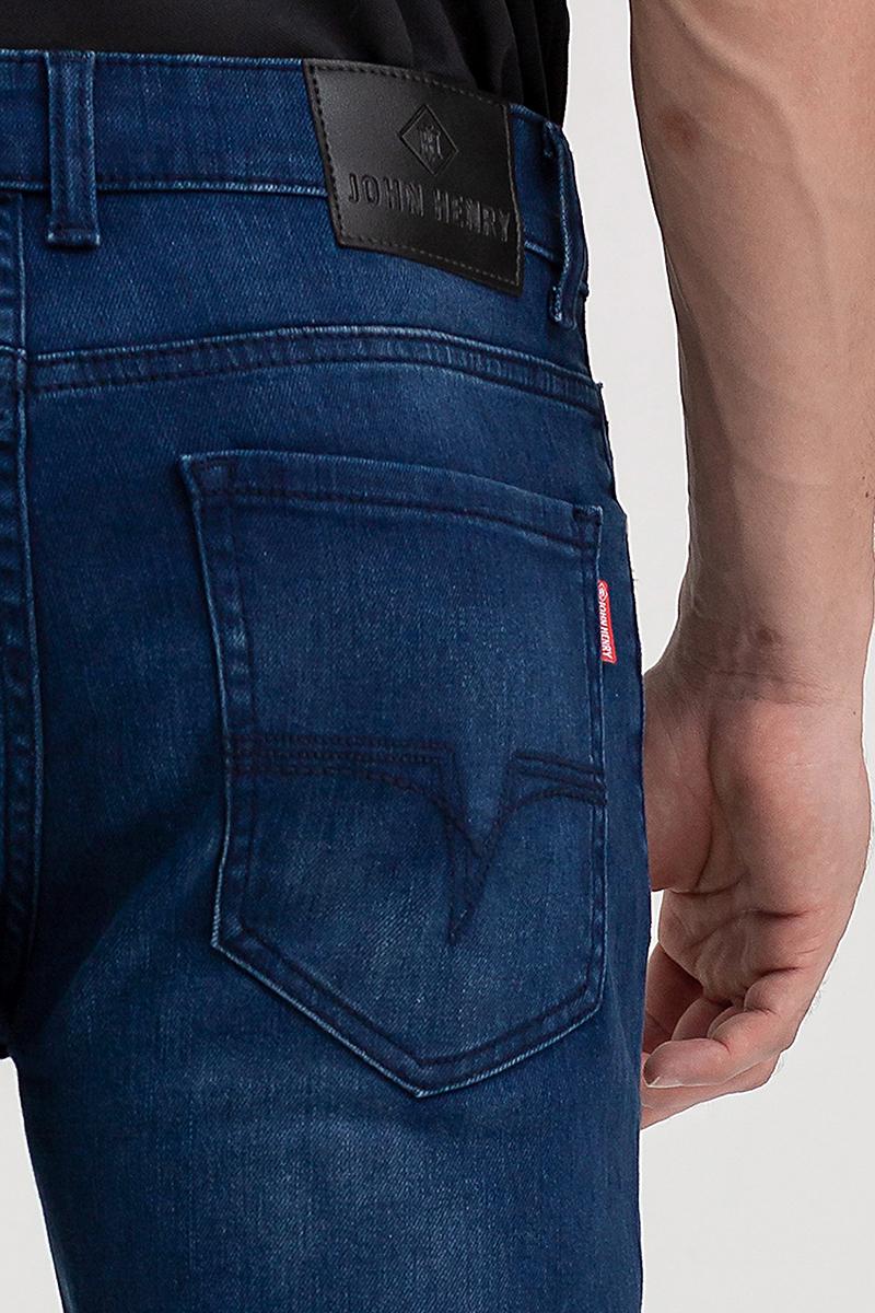Quần Jeans nam form ôm JN21FH53-SL - BLUE