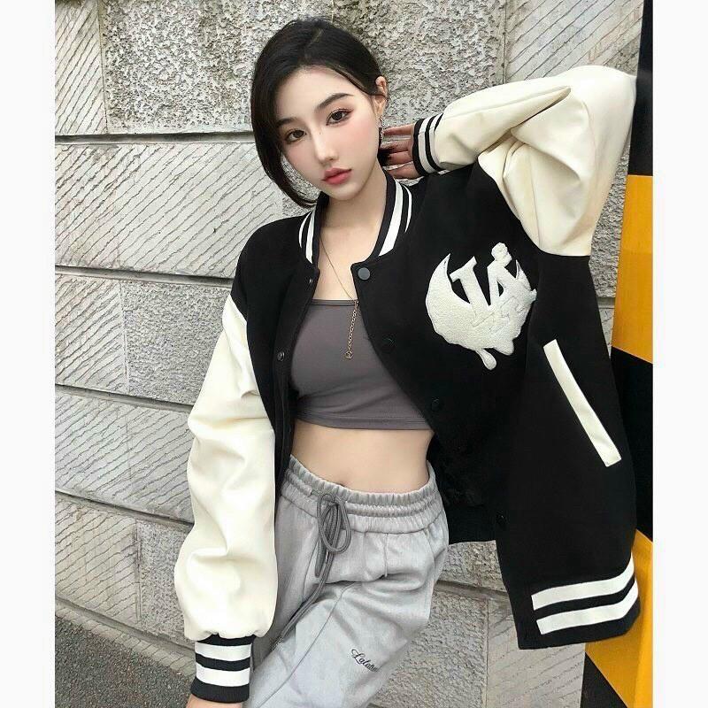 Áo Khoác Bomber Dù 2 Lớp in L.A Print NO MORE LATE NIGHTS Form Rộng Unisex Nam Nữ Ulzzang, Áo khoác bóng chày dù