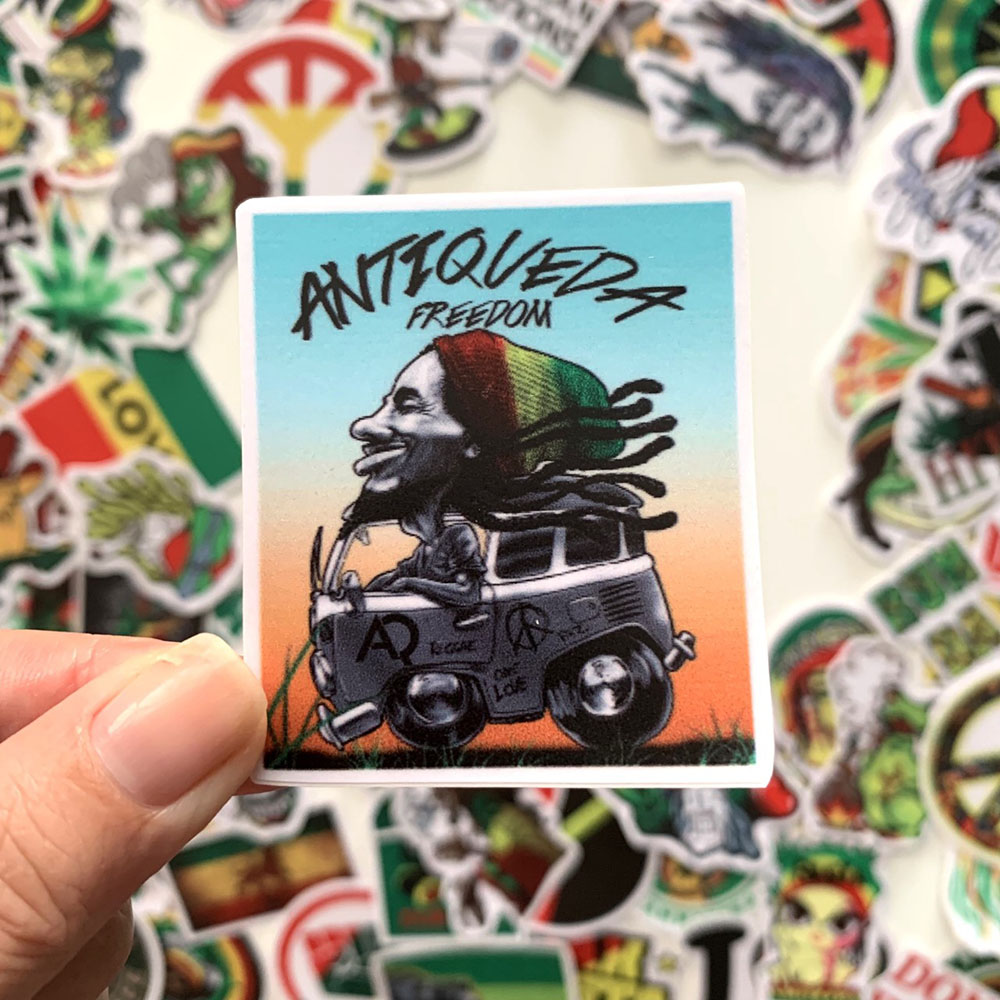 Bộ 20 Sticker Rasta Rastafari (2020) Hình Dán Chống Nước Decal Chất Lượng Cao Trang Trí Va Li Du Lịch, Xe Đạp, Xe Máy, Laptop, Nón Bảo Hiểm, Máy Tính Học Sinh, Tủ Quần Áo, Nắp Lưng Điện Thoại