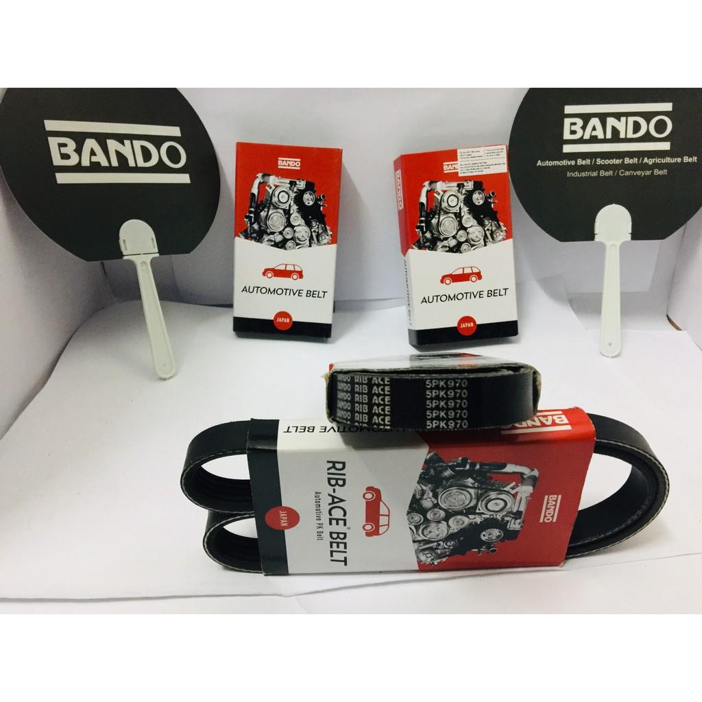 Dây curoa 5PK970 nhãn hiệu Bando Nhật Bản