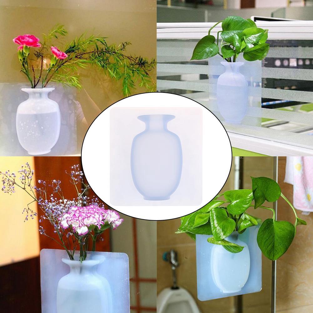 Lọ, bình hoa silicon dán mọi bề mặt độc đáo