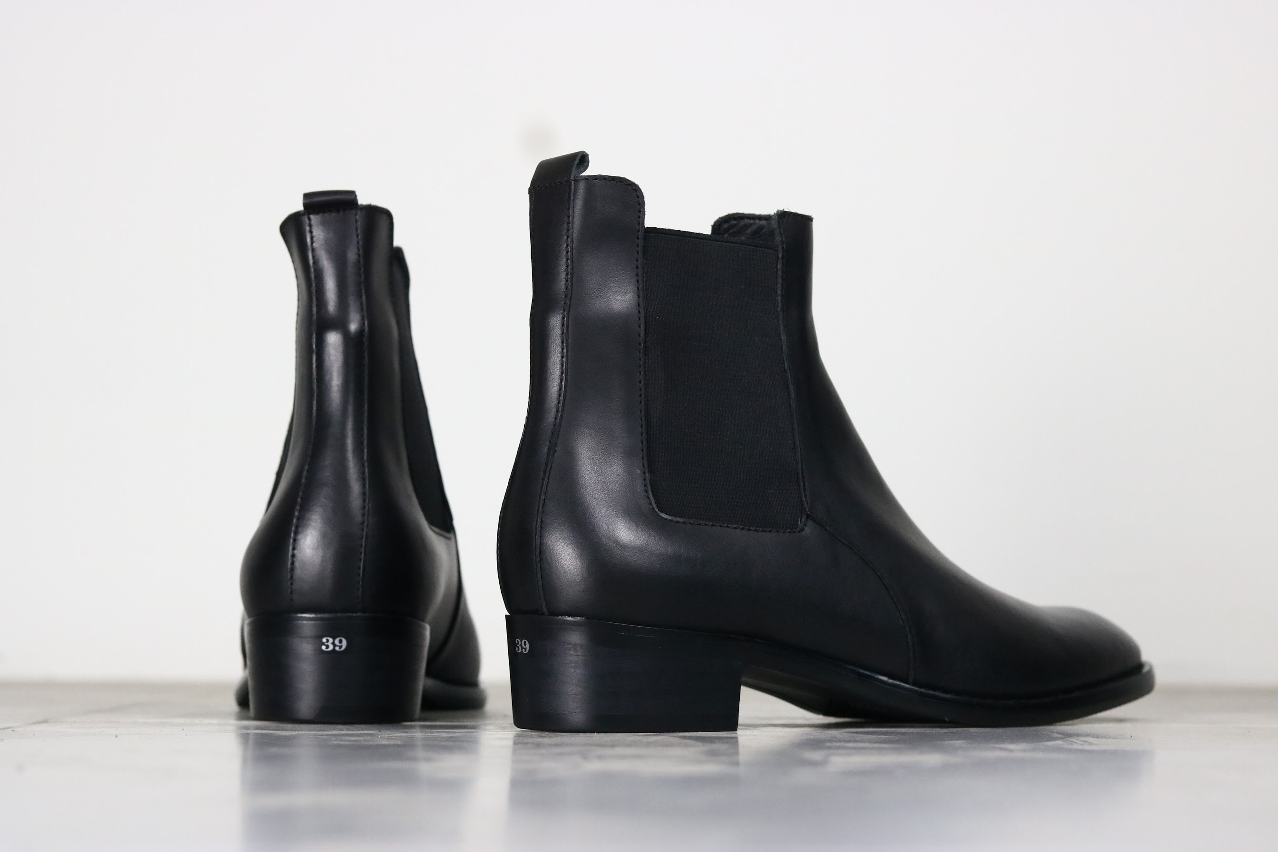 Giày Nam Chelsea Boots Da Bò Đế Gỗ Kiểu Dáng Đường Phố BẢO Dưỡng 12 THÁNG Tặng Phụ Kiện Hộp + Lót