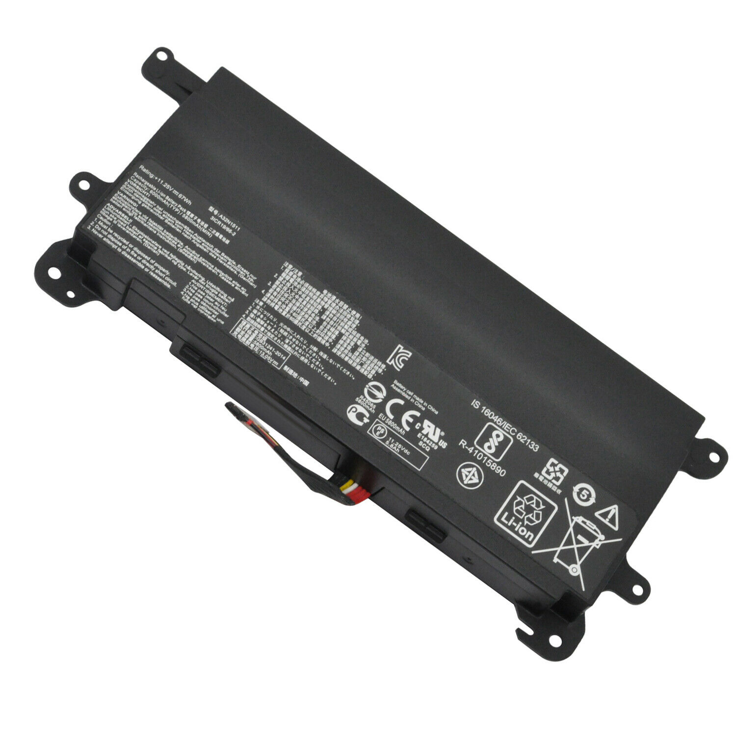 Pin dành cho ASUS ROG G752V-BHI7N32 G752V 11.25V 67Wh A32N1511