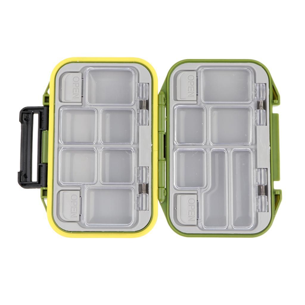 Premium Waterproof Plastic Fishing Lures Baits Hooks Tackle Storage Organizer Box - A Type / Small