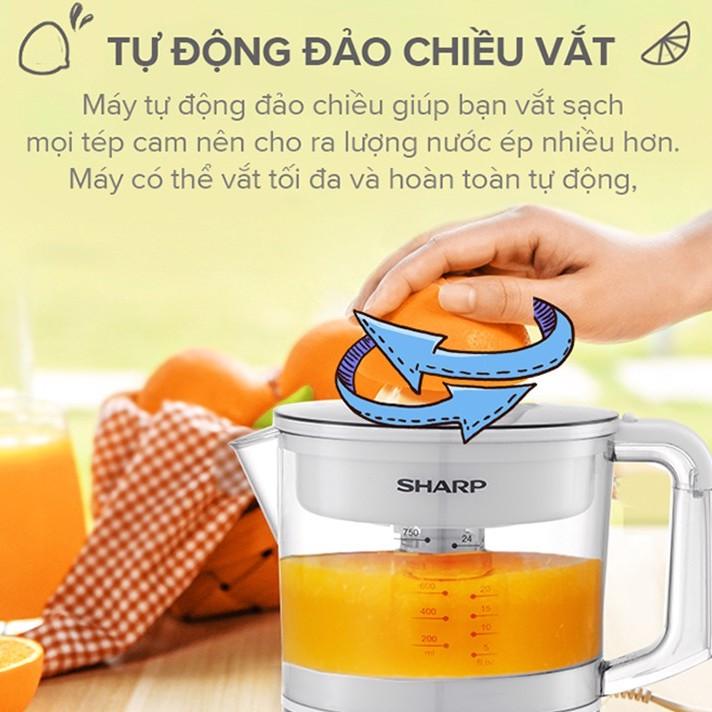 Máy vắt cam Sharp, máy ép cam tự động đảo chiều bằng điện cho bé và gia đình - HAPOS