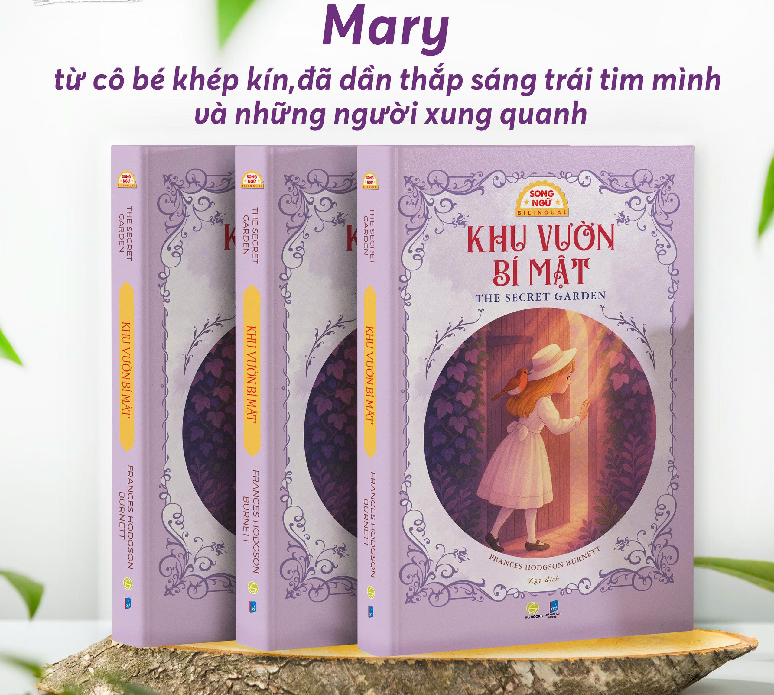 (Sách song ngữ kèm file audio Tiếng Anh) KHU VƯỜN BÍ MẬT – Frances Hodgson Burnett – Zga dịch – HG Books