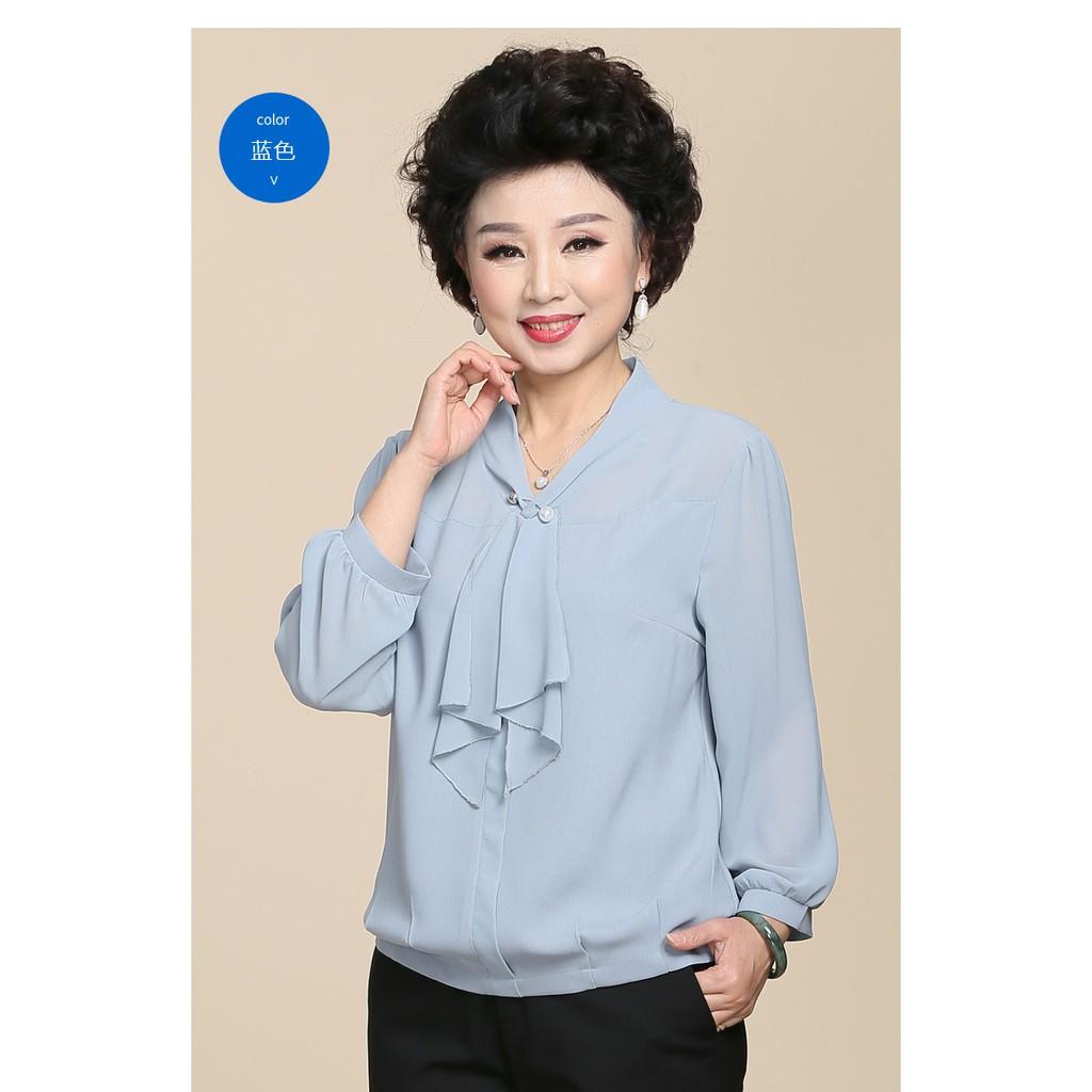 áo kiểu trung niên cao cấp size s-6xl (45-90kg) LL04-0420