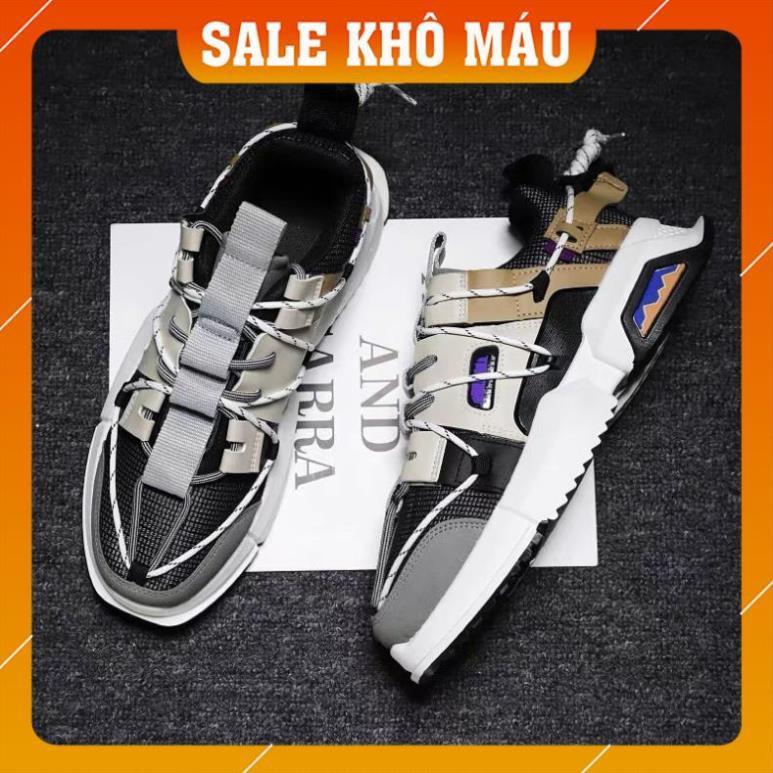 Giày thể thao nam, giày sneaker nam HQ thiết kế mới lạ XK008