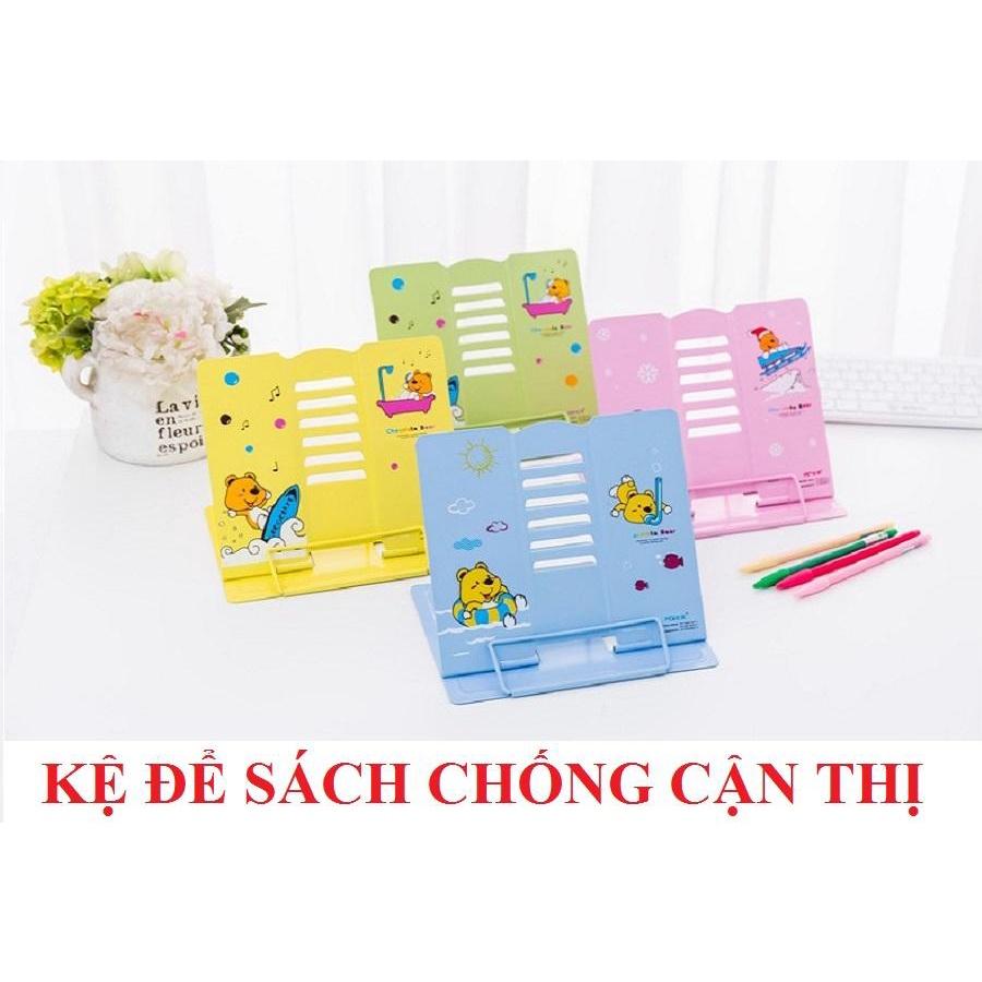 Giá đỡ sách, kẹp sách chống cận đa năng hokori VN