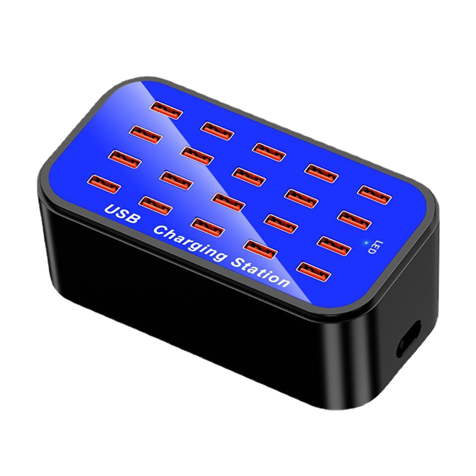 Multiple USB Charging Station Organizer 20-Port Professional Accessories US