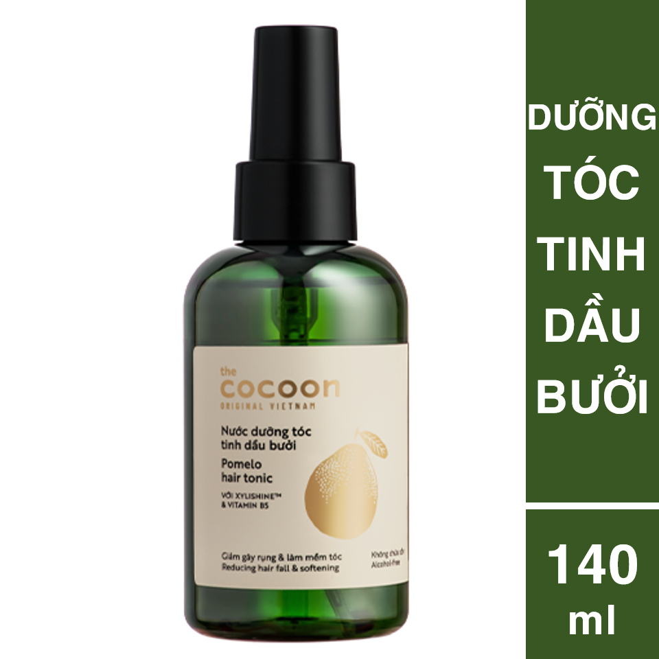 Nước dưỡng tóc tinh dầu bưởi (Pomelo hair tonic) Cocoon 140ml