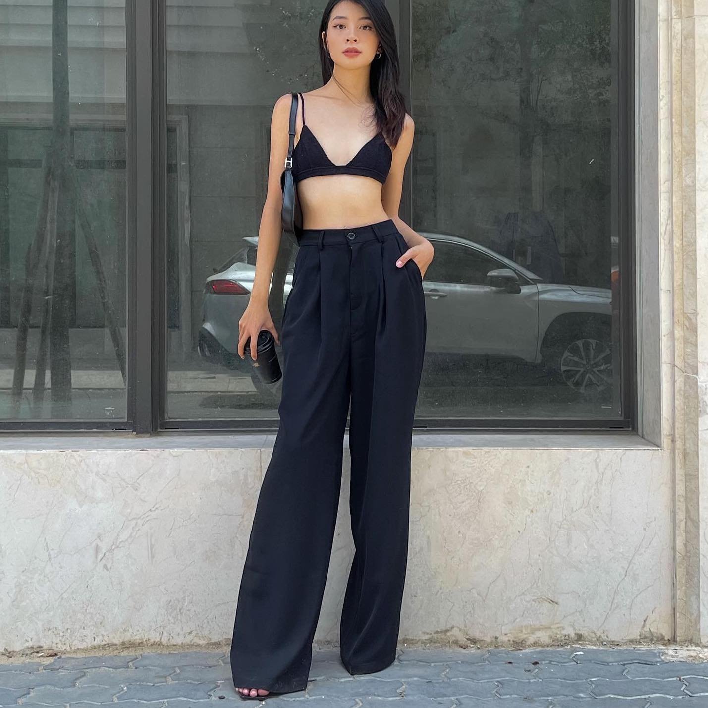 Quần đen suông rộng Yumi Pant Gem Clothing SP060438