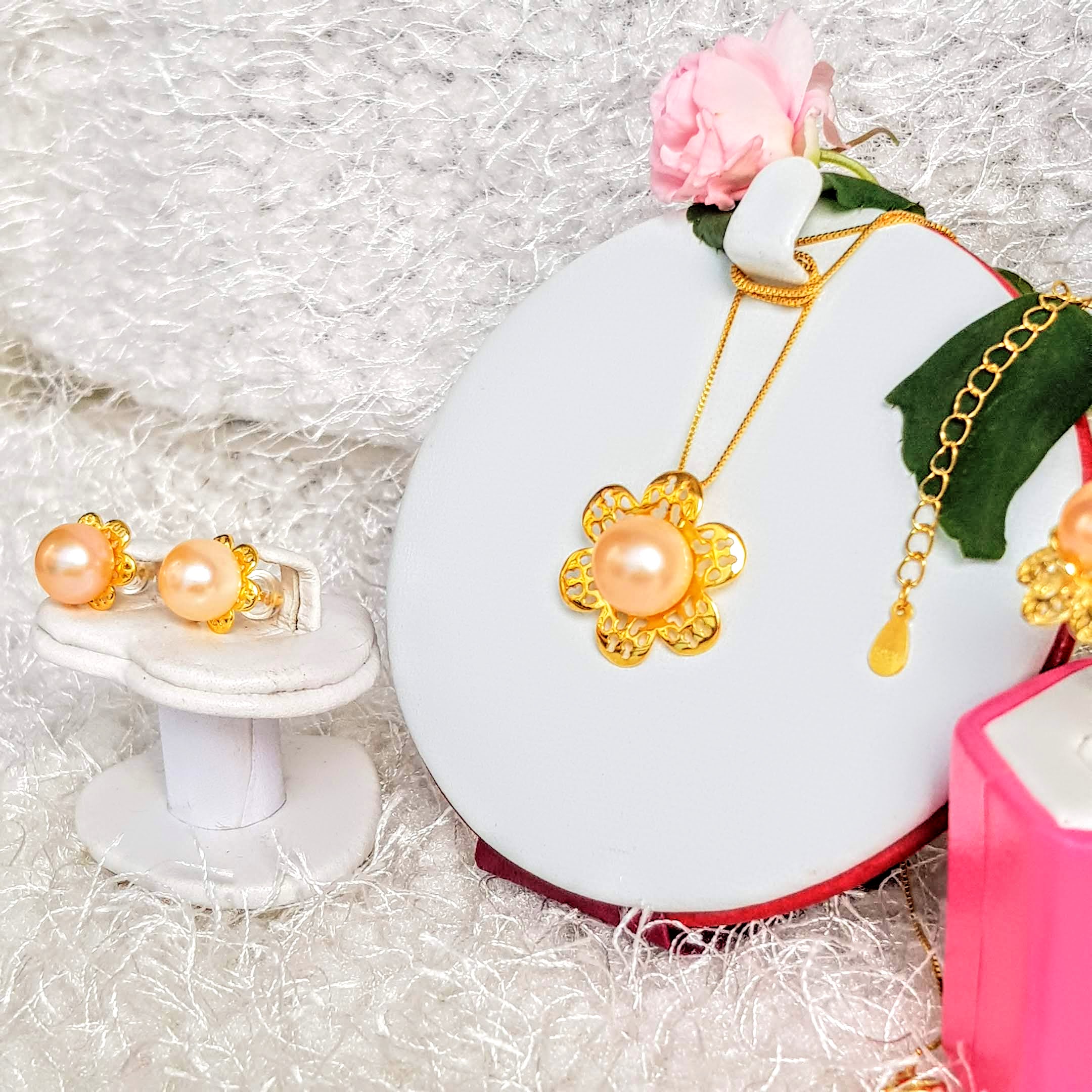 Trang Sức Dây Chuyền Ngọc Trai Cao Cấp 4M - Trang Sức Cô Tấm - VARIOS PEARL - Bạc Ý S925 Đính Zirconia - COTAM0304 + Tặng Kèm Phụ Kiện