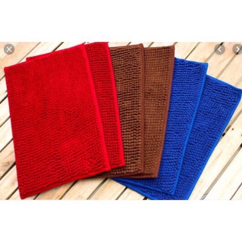 Thảm lau chân len mịn ,thấm hút cực tốt , chống trơn trượt kt:30x50cm