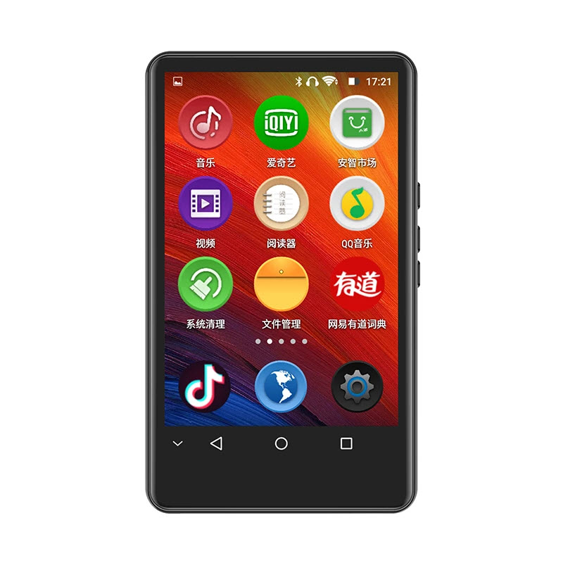 Máy Nghe Nhạc MP3/MP4 Ruizu H6 HĐH Android Màn Hình IPS Full HD 4inchs Bộ Nhớ Trong 16Gb Kết Nối Wifi - Bluetooth 5.0 Tích Hợp Loa Ngoài Hỗ Trợ Nghe FM, Ghi Âm, Xem Film - Hàng Chính Hãng