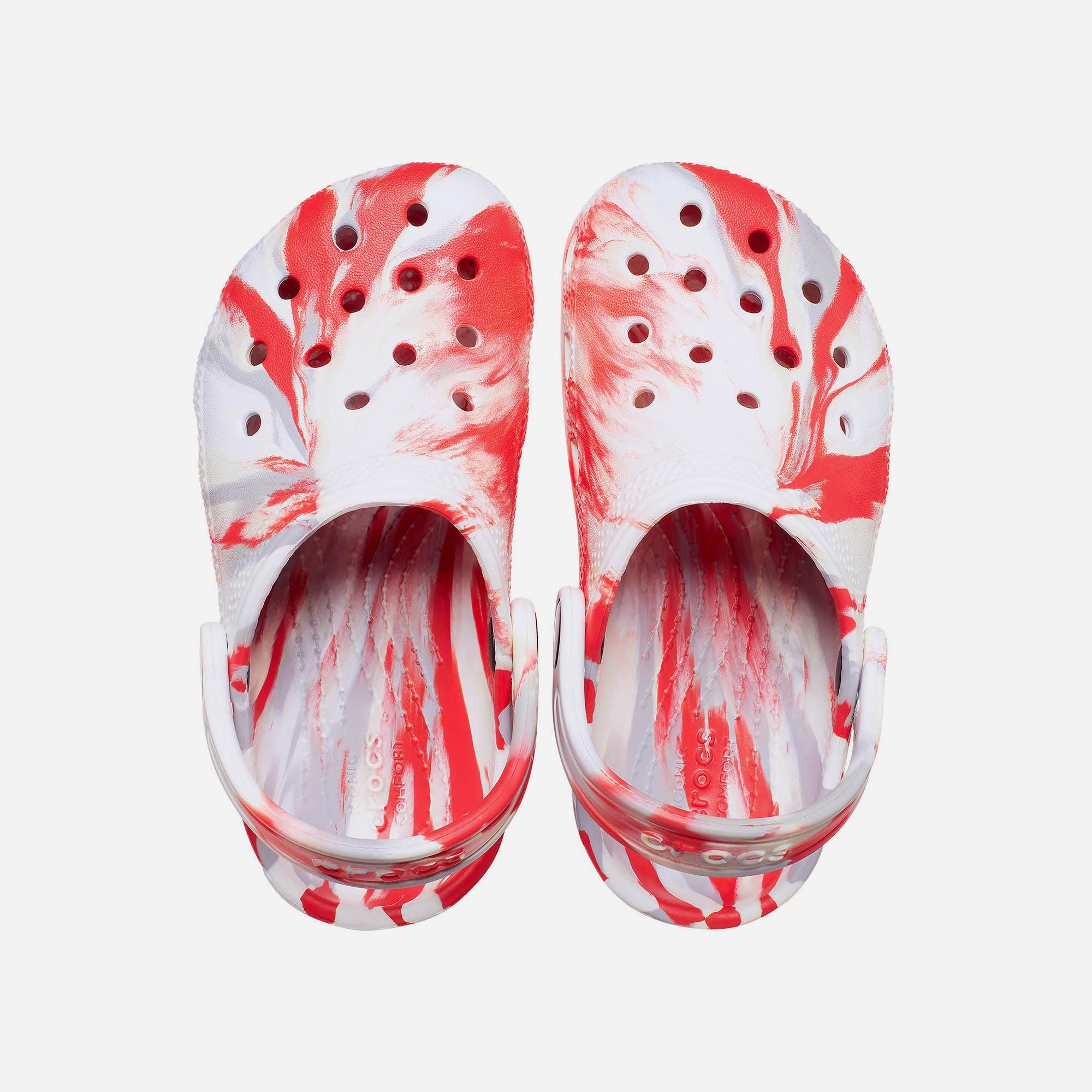 Giày nhựa trẻ em Crocs Classic Clog Toddler Marbled - 206838-1AZ