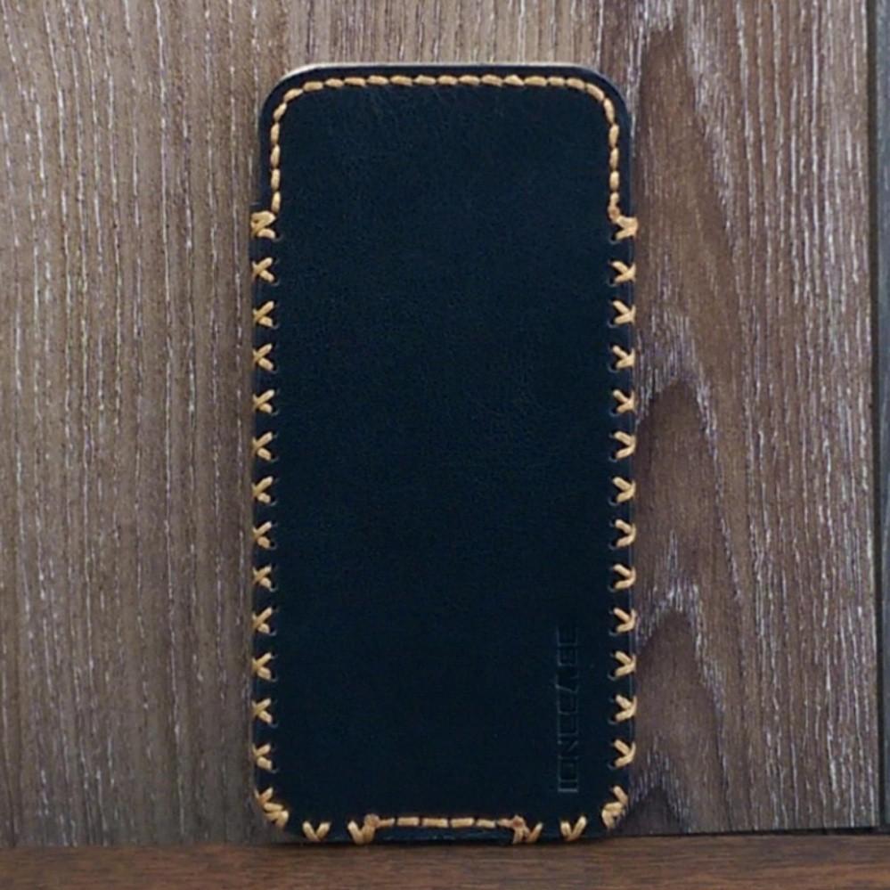 Bao Da Rút cho Iphone 7 Dạng Hộp da bò Màu Đen